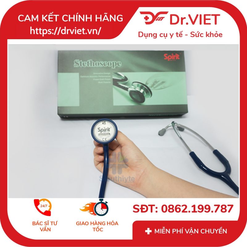 Ống nghe y tế 1 mặt đa tần số Spirit CK-M601P 17 Ống nghe y tế 1 mặt đa tần số Spirit CK-M601P