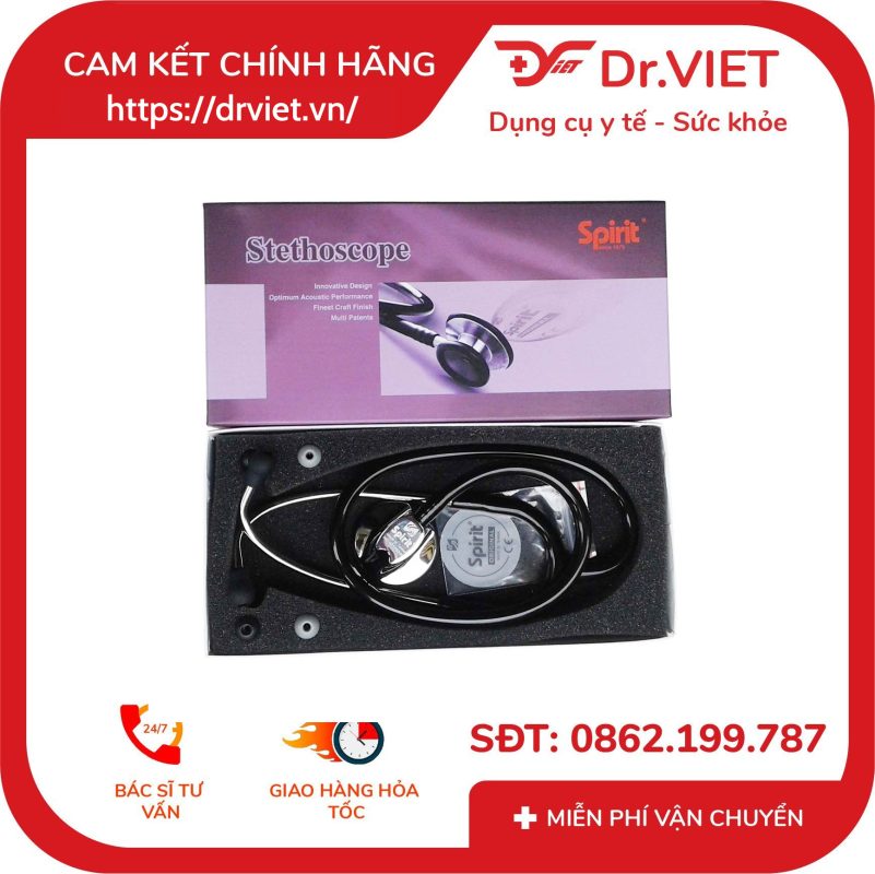 Ống nghe y tế 1 mặt đa tần số Spirit CK-M601P 18 Ống nghe y tế 1 mặt đa tần số Spirit CK-M601P