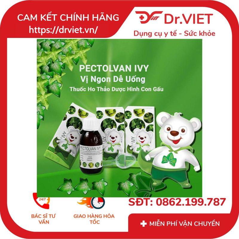 Thuốc Pectolvan Ivy 100ml trị ho giảm viêm phế quản 9 Thuốc Pectolvan Ivy 100ml trị ho giảm viêm phế quản