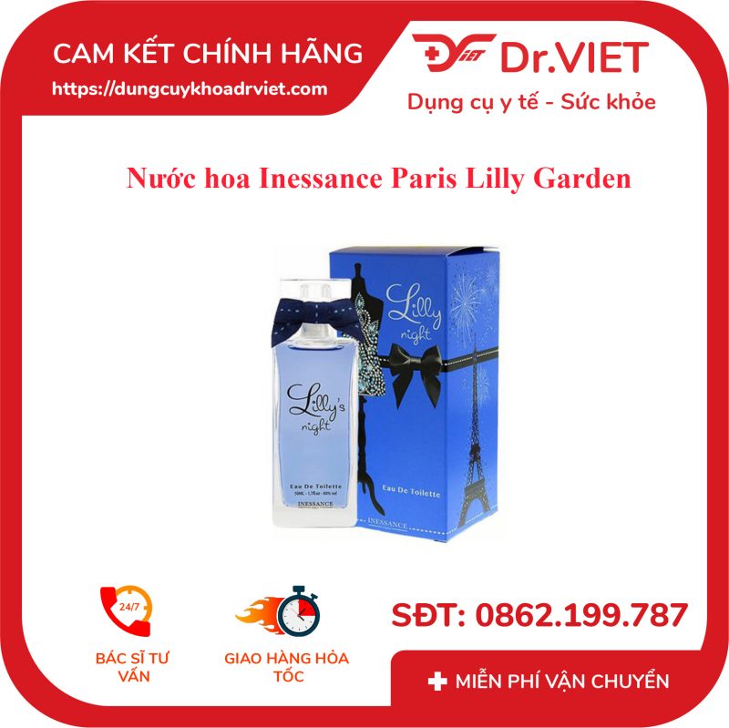 Nước hoa nữ Inessance Paris Lilly Garden 50ml