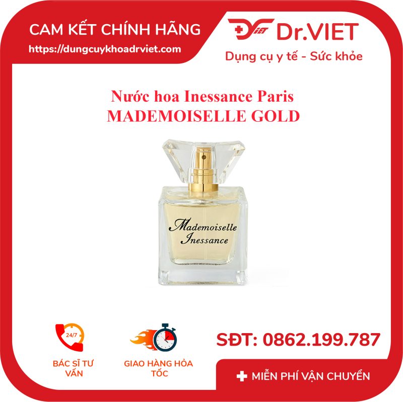 Nước hoa nữ Inessance Paris MADEMOISELLE GOLD 50ML