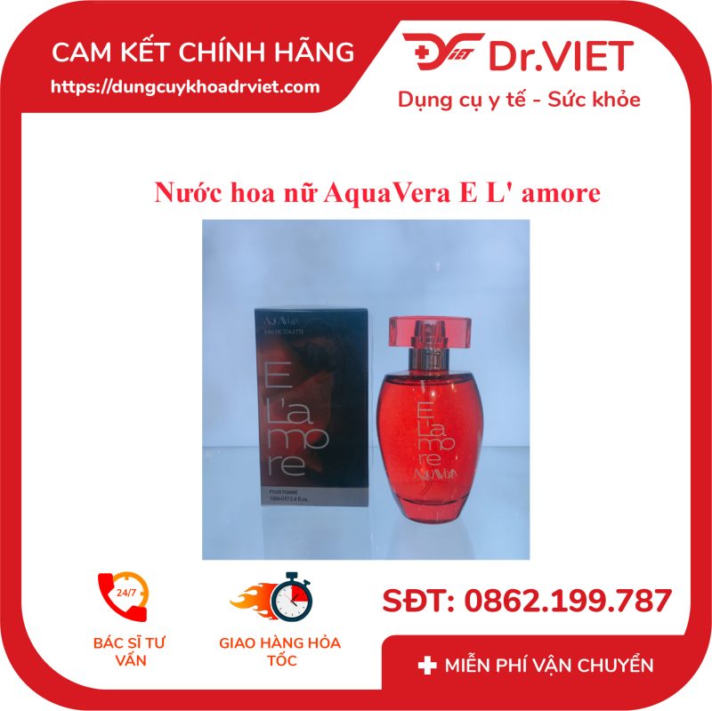 Nước hoa nữ AquaVera E L' amore 100ml