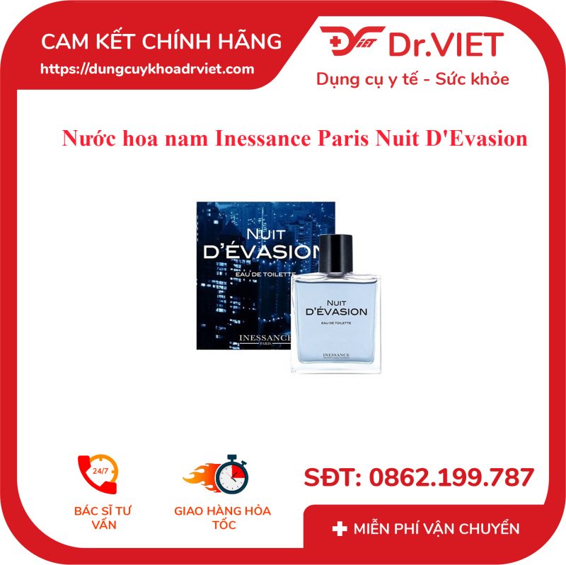 Nước hoa nam Inessance Paris Nuit D'Evasion 100ml