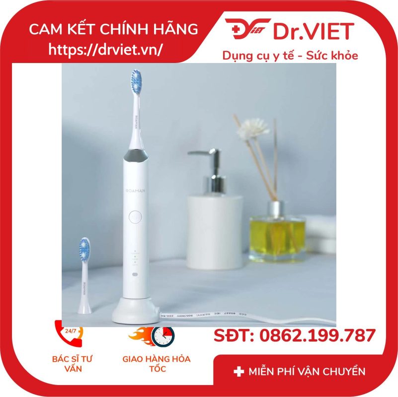 Bàn chải đánh răng điện ROAMAN RM-T3 12 Bàn chải đánh răng điện ROAMAN RM-T3
