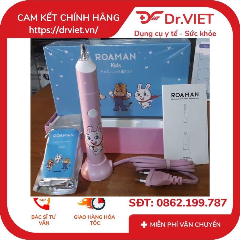 Bàn chải điện Mini ROAMAN ST-031 cho trẻ em 9 Bàn chải điện Mini ROAMAN ST-031 cho trẻ em