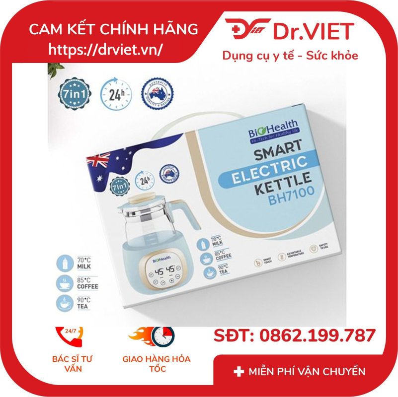Bình đun nước đa năng Biohealth BioHealth BH7100 11 Bình đun nước đa năng Biohealth BioHealth BH7100