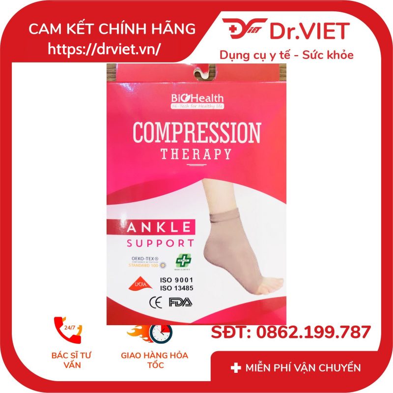 Đai bó cổ chân Biohealth Ankle Support