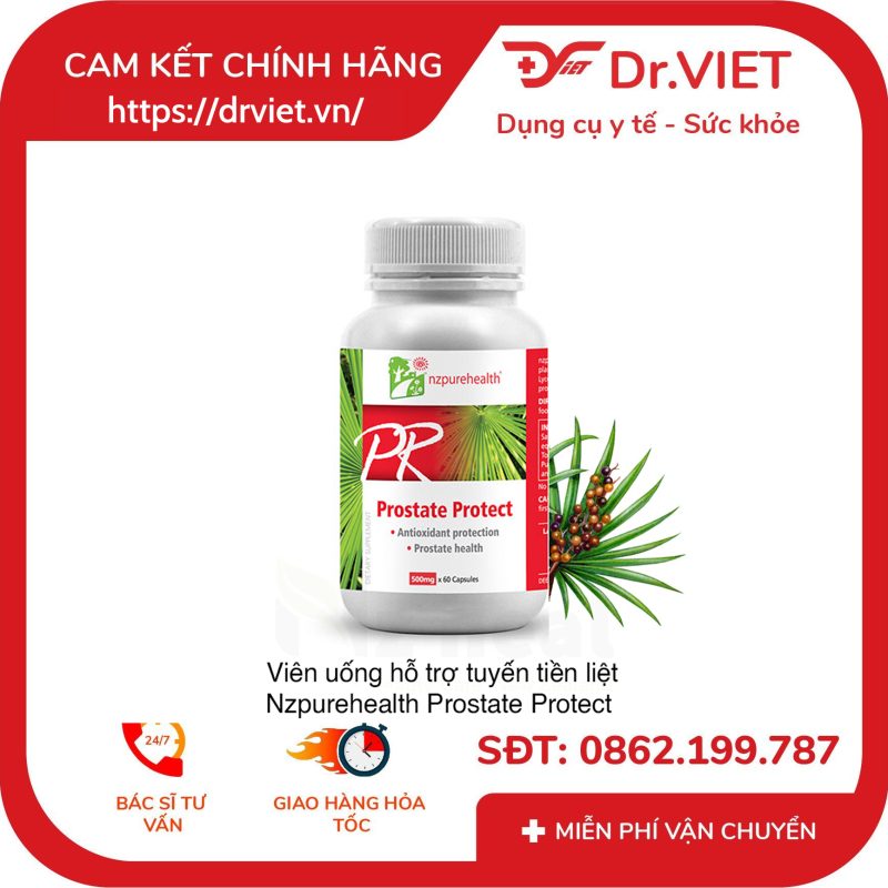 Viên uống điều trị tuyến tiền liệt Prostate Protect Nzpurehealth 9 Viên uống điều trị tuyến tiền liệt Prostate Protect Nzpurehealth