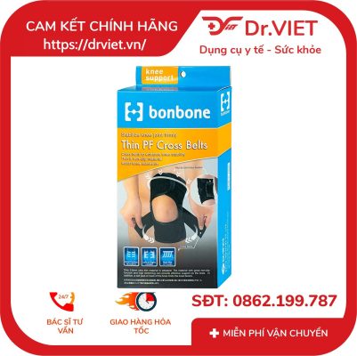 Đai cố định đầu gối Bonbone Thin PF Cross Belt