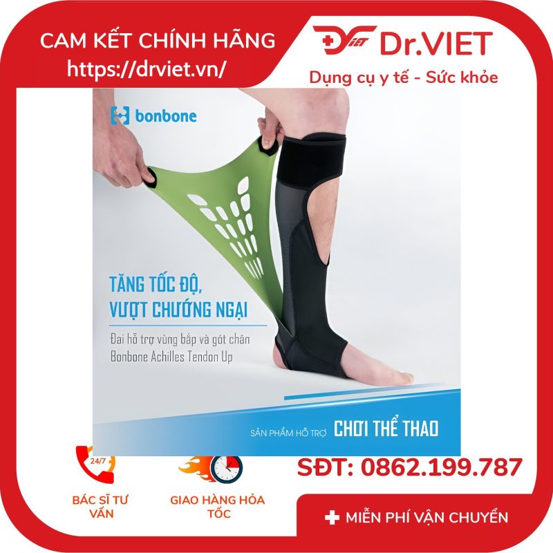 Đai hỗ trợ bắp chân và gót chân Bonbone Achilles Tendon Up 9 Đai hỗ trợ bắp chân và gót chân Bonbone Achilles Tendon Up
