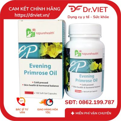 Viên Uống Dầu Hoa Anh Thảo NzPurehealth Evening Primrose Oil