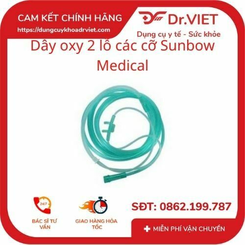 Dây oxy 2 lỗ Sunbow Medical