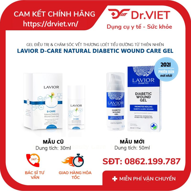 Gel chống loét tiểu đường LAVIOR Diabetic Wound Gel