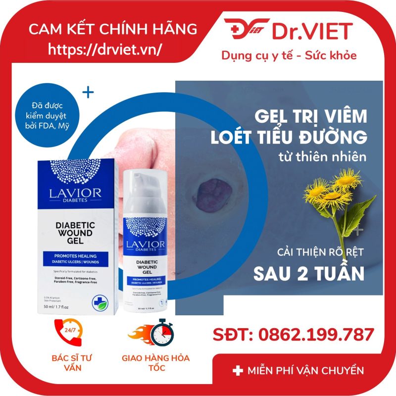 Gel chống loét tiểu đường LAVIOR Diabetic Wound Gel