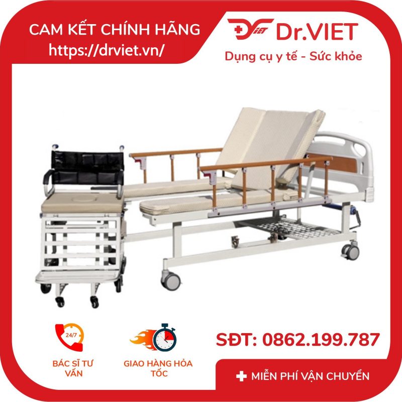 Giường Bệnh Tách Xe Lăn Lucass GB-T243 (GB-C243)