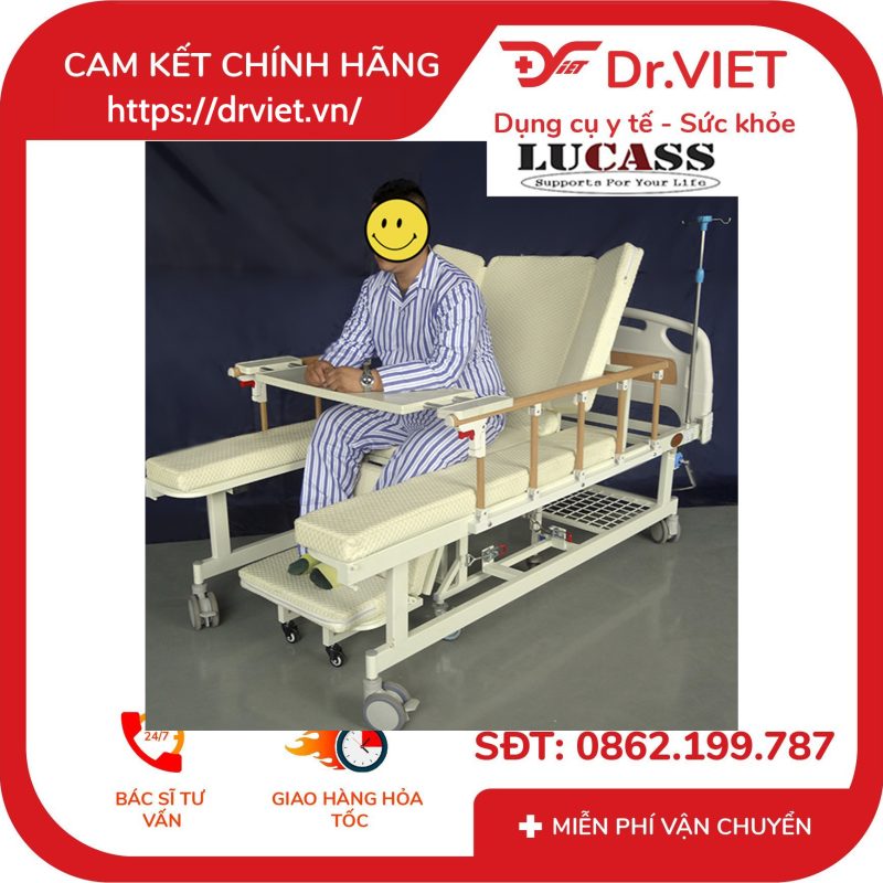 Alternative view of Giường Bệnh Tách Xe Lăn Lucass GB-T243 (GB-C243)