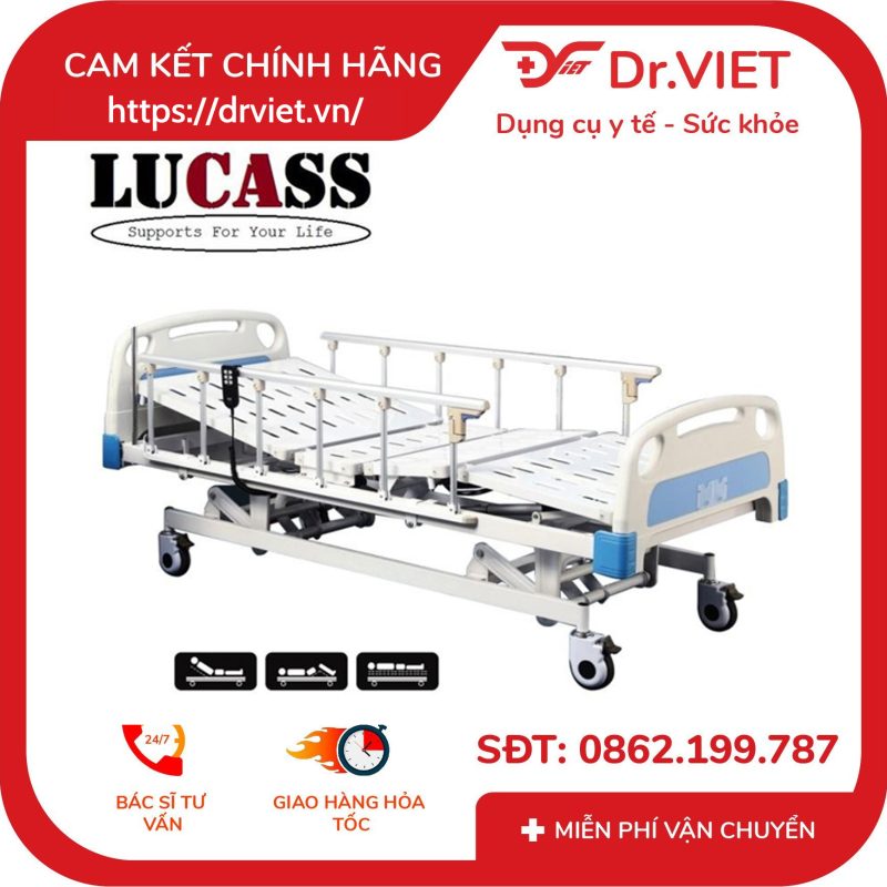 Giường bệnh đa năng điện Lucass GB-63 13 Giường bệnh đa năng điện Lucass GB-63