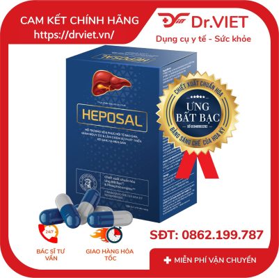 Viên uống Heposal hỗ trợ tăng cường chức năng gan