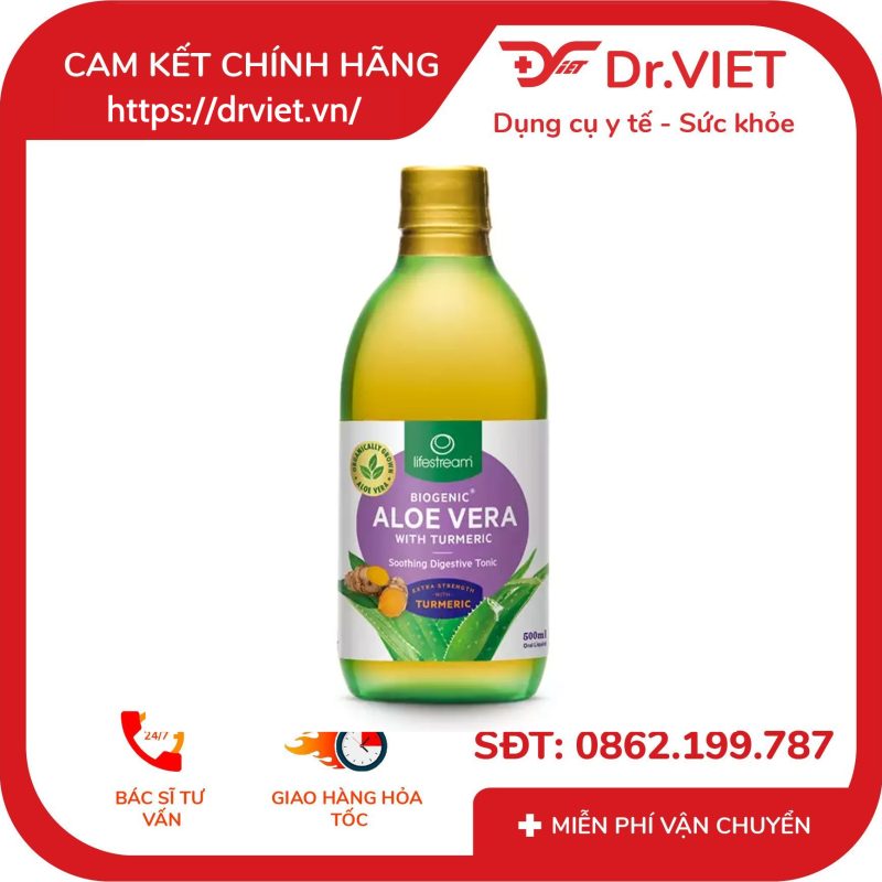Nước ép hỗ trợ tiêu hóa Lifestream Biogenic Aloe Vera with Turmeric 500ml 11 Nước ép hỗ trợ tiêu hóa Lifestream Biogenic Aloe Vera with Turmeric 500ml