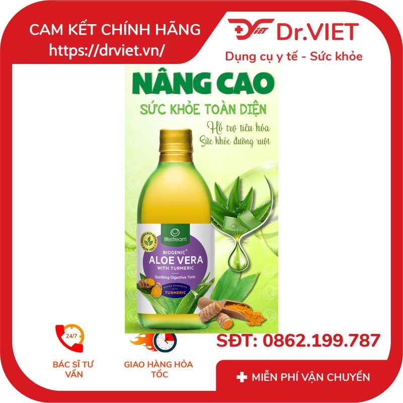 Nước ép hỗ trợ tiêu hóa Lifestream Biogenic Aloe Vera with Turmeric 500ml 13 Nước ép hỗ trợ tiêu hóa Lifestream Biogenic Aloe Vera with Turmeric 500ml