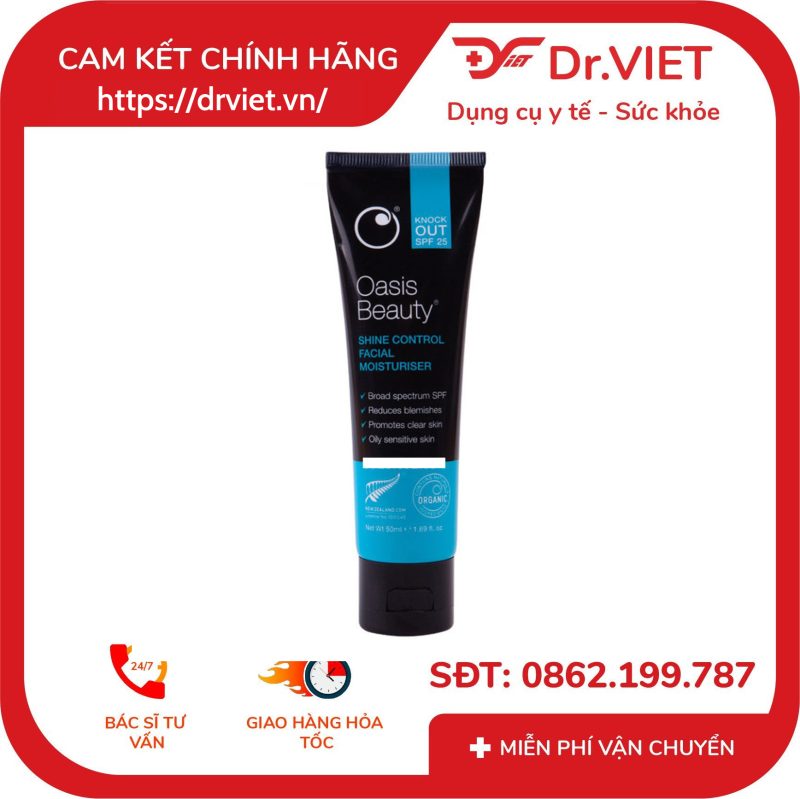 Kem dưỡng ẩm ngừa mụn Knock-Out Shine Control Facial SPF 25