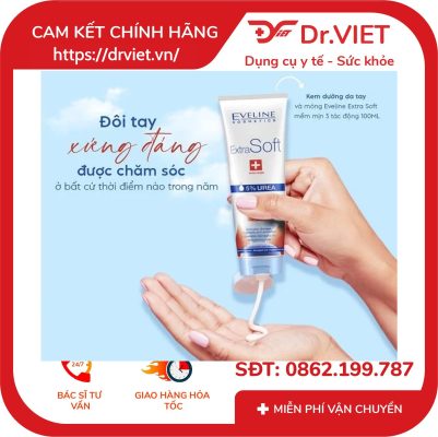 Kem dưỡng da tay và móng Eveline Extra Soft 100ml