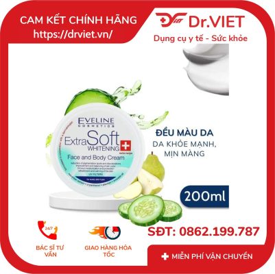 Kem dưỡng sáng da Eveline cho mặt và toàn thân 200ml 15 Kem dưỡng sáng da Eveline cho mặt và toàn thân 200ml