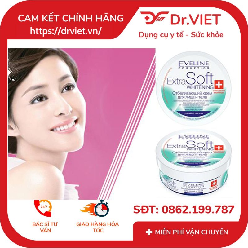 Kem dưỡng sáng da Eveline cho mặt và toàn thân 200ml 12 Kem dưỡng sáng da Eveline cho mặt và toàn thân 200ml