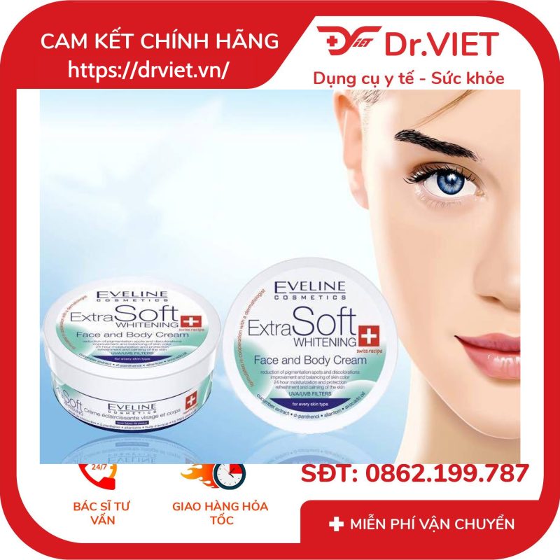 Kem dưỡng sáng da Eveline cho mặt và toàn thân 200ml 11 Kem dưỡng sáng da Eveline cho mặt và toàn thân 200ml