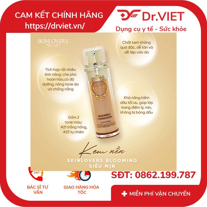 Kem lót Skinlovers Blooming siêu mịn Violet 40ml 8 Kem lót Skinlovers Blooming siêu mịn Violet 40ml