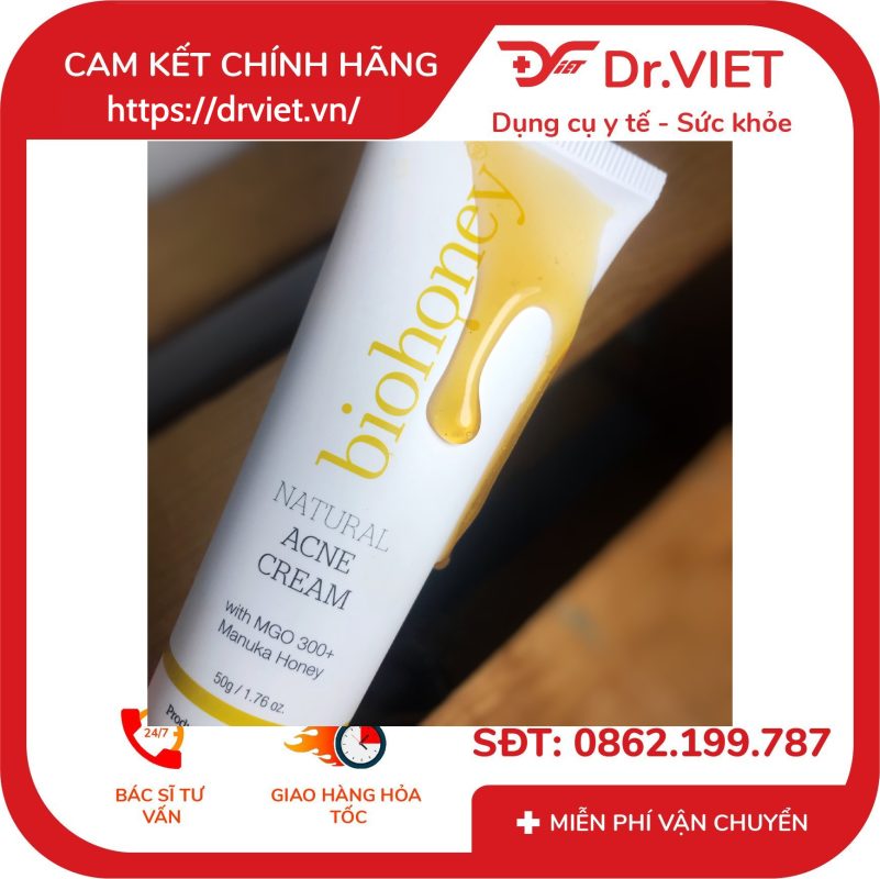 Kem trị mụn Manuka Biohoney Natural Acne Cream 50g 14 Kem trị mụn Manuka Biohoney Natural Acne Cream 50g