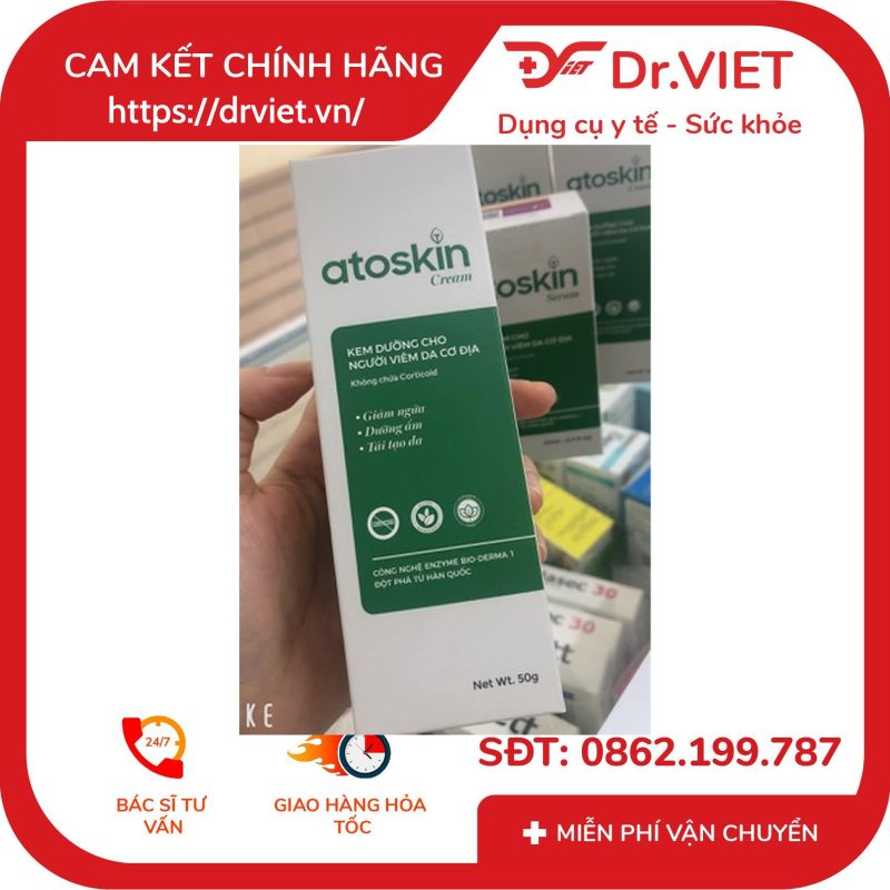Kem dưỡng ẩm cho người viêm da cơ địa AtoSkin Cream 50g