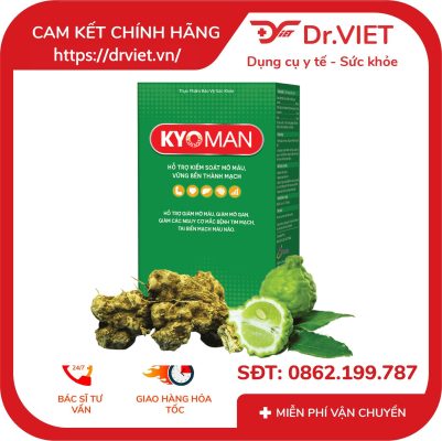Viên uống Kyoman hỗ trợ kiểm soát mỡ máu