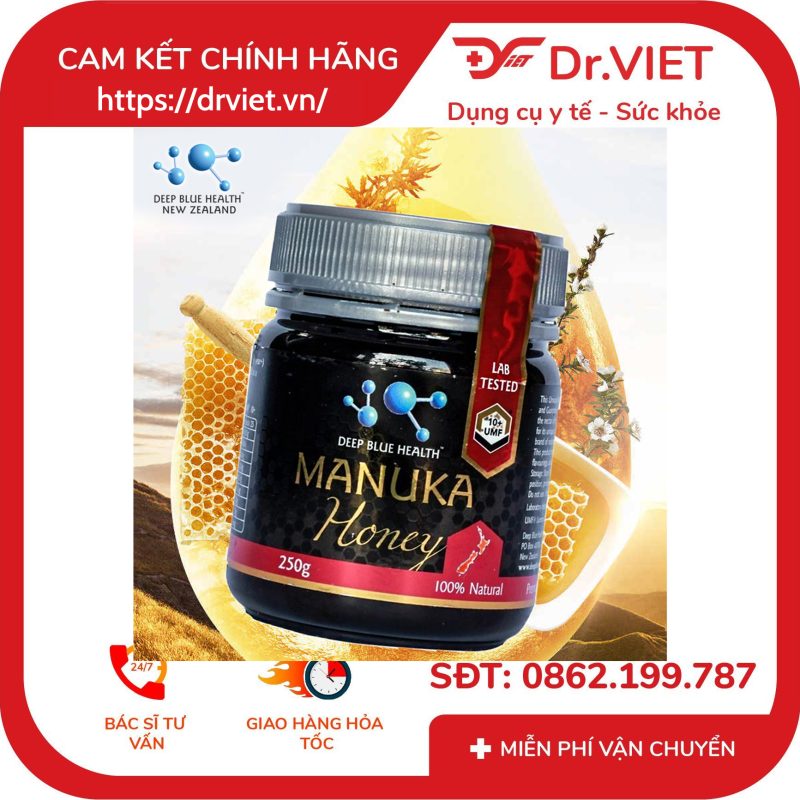 Mật ong Manuka nguyên chất Deep Blue Health Manuka Honey UMF 10+