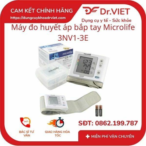 Máy đo huyết áp bắp tay Microlife 3NV1-3E