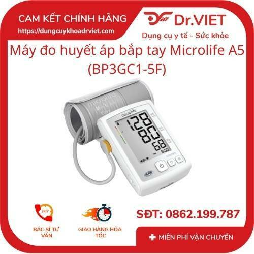 Máy đo huyết áp bắp tay Microlife A5 (BP3GC1-5F)
