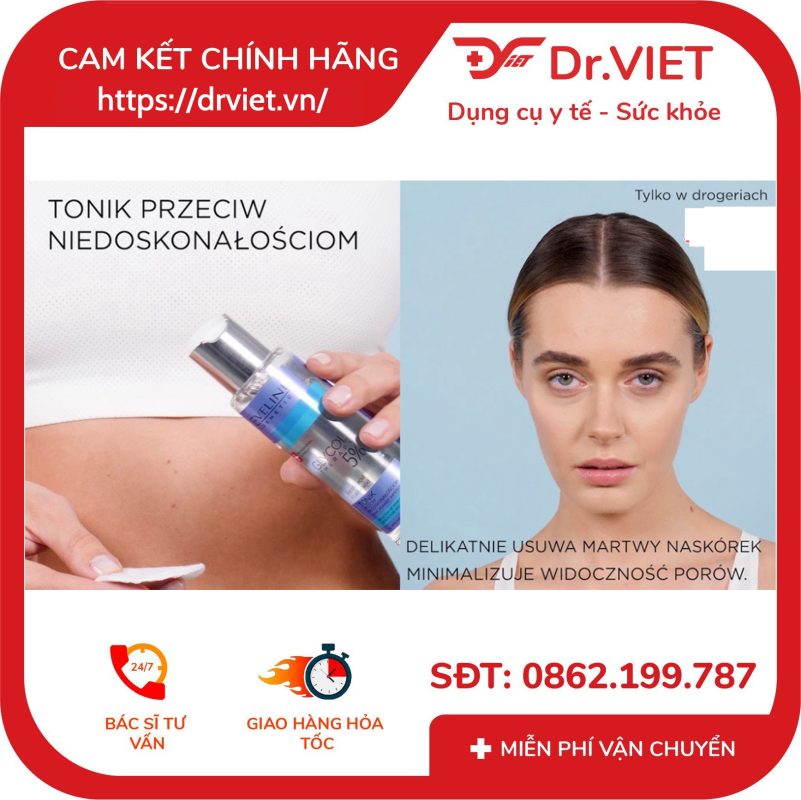 Nước hoa hồng Eveline Glycol Therapy 5% 110ML 12 Nước hoa hồng Eveline Glycol Therapy 5% 110ML