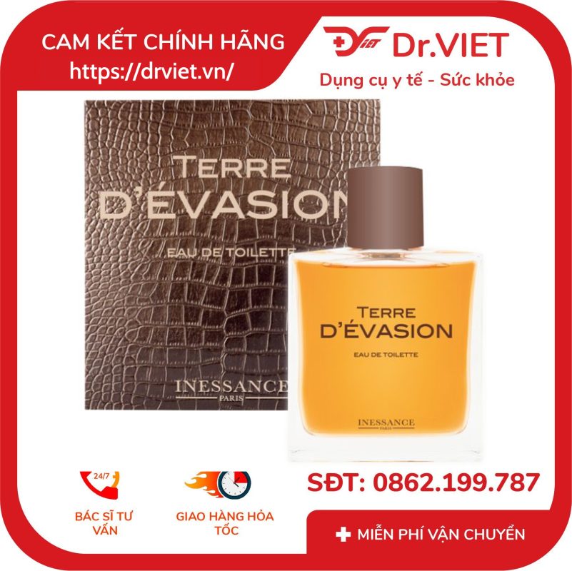 Nước hoa nam Inessance Paris Terre D'Evasion 100ML 14 Nước hoa nam Inessance Paris Terre D'Evasion 100ML