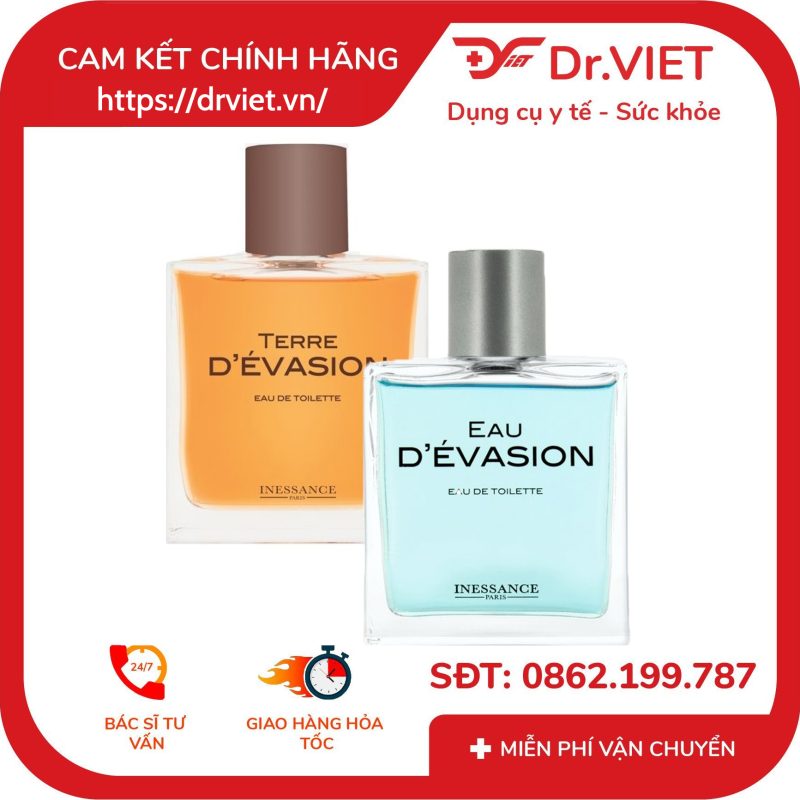 Nước hoa nam Eau D'Evasion Inessance 100ml 13 Nước hoa nam Eau D'Evasion Inessance 100ml