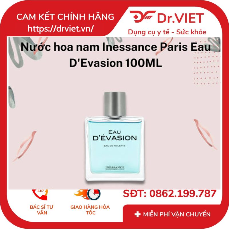Nước hoa nam Eau D'Evasion Inessance 100ml 12 Nước hoa nam Eau D'Evasion Inessance 100ml