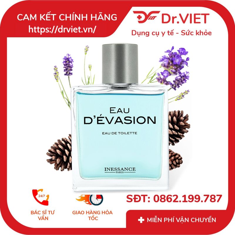 Nước hoa nam Eau D'Evasion Inessance 100ml 11 Nước hoa nam Eau D'Evasion Inessance 100ml