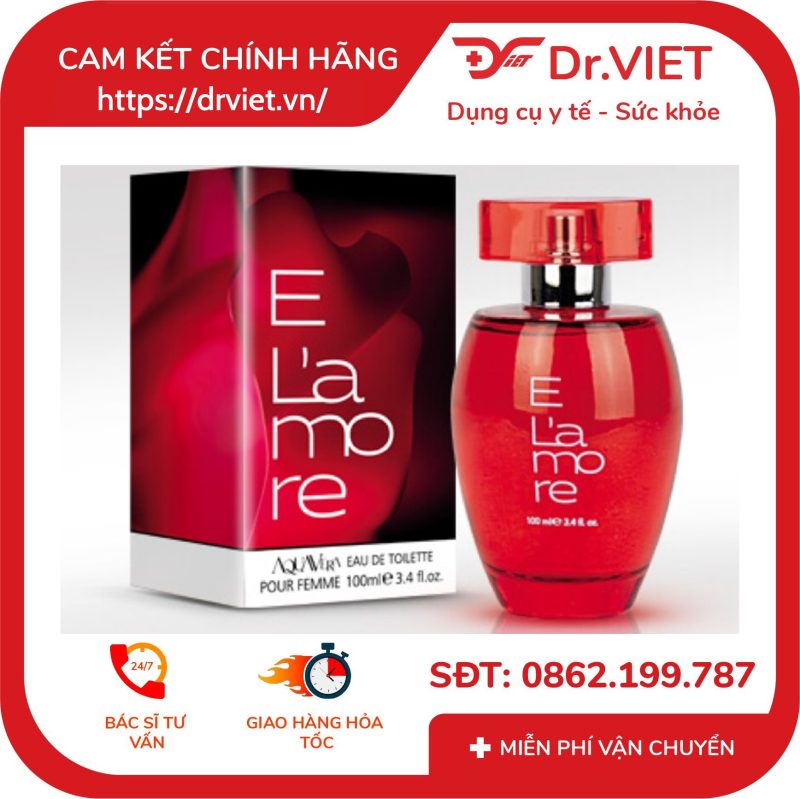 Nước hoa nữ AquaVera E L' amore 100ml