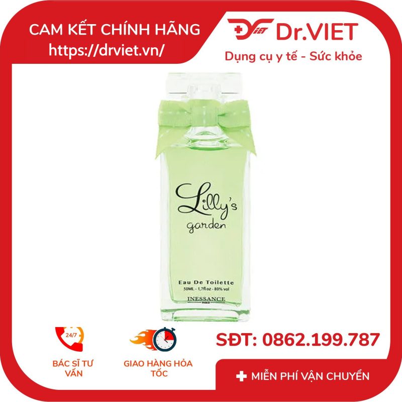 Nước Hoa Nữ Paris Lilly's Garden 50ml 9 Nước Hoa Nữ Paris Lilly's Garden 50ml