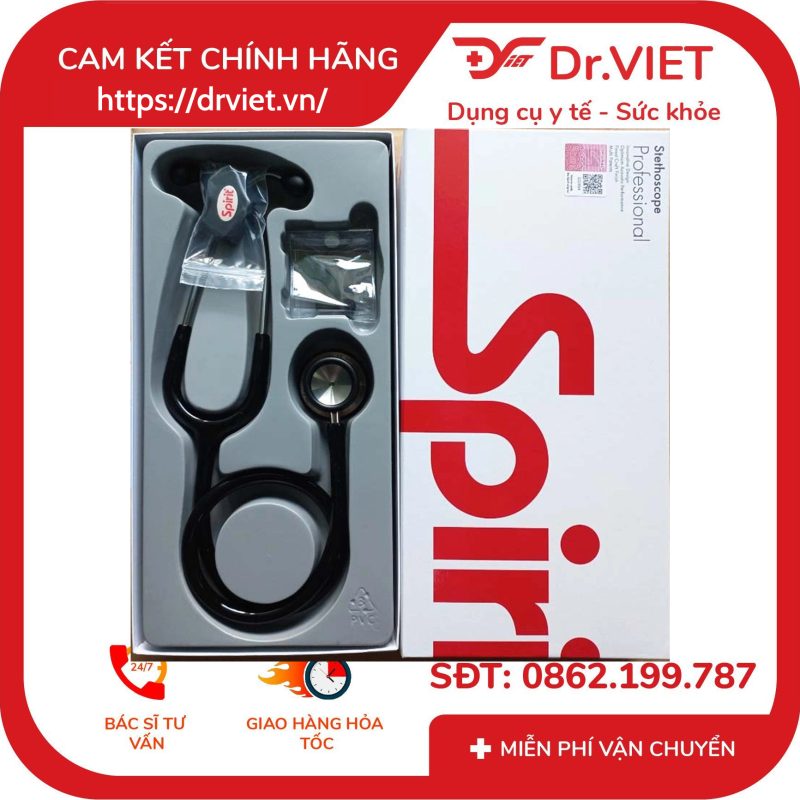 Ống nghe y tế 2 mặt Spirit Deluxe CK-S601PF 14 Ống nghe y tế 2 mặt Spirit Deluxe CK-S601PF