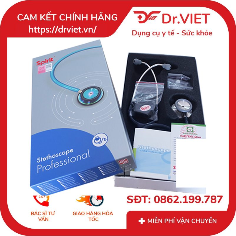 Ống nghe y tế 2 mặt Spirit Deluxe CK-S601PF 16 Ống nghe y tế 2 mặt Spirit Deluxe CK-S601PF