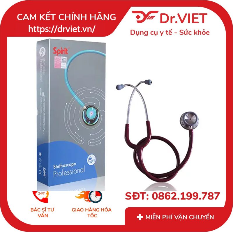 Ống nghe y tế 2 mặt Spirit Deluxe CK-S601PF