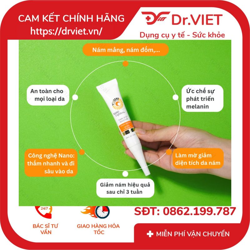 Serum Đặc Trị Nám Nano Lighten Dark Spot Remover 20ml