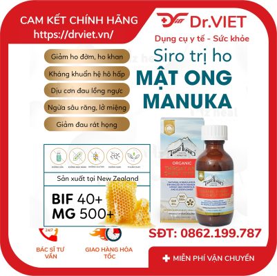 Siro trị ho TranzAlpine Organic Manuka Throat 100ml
