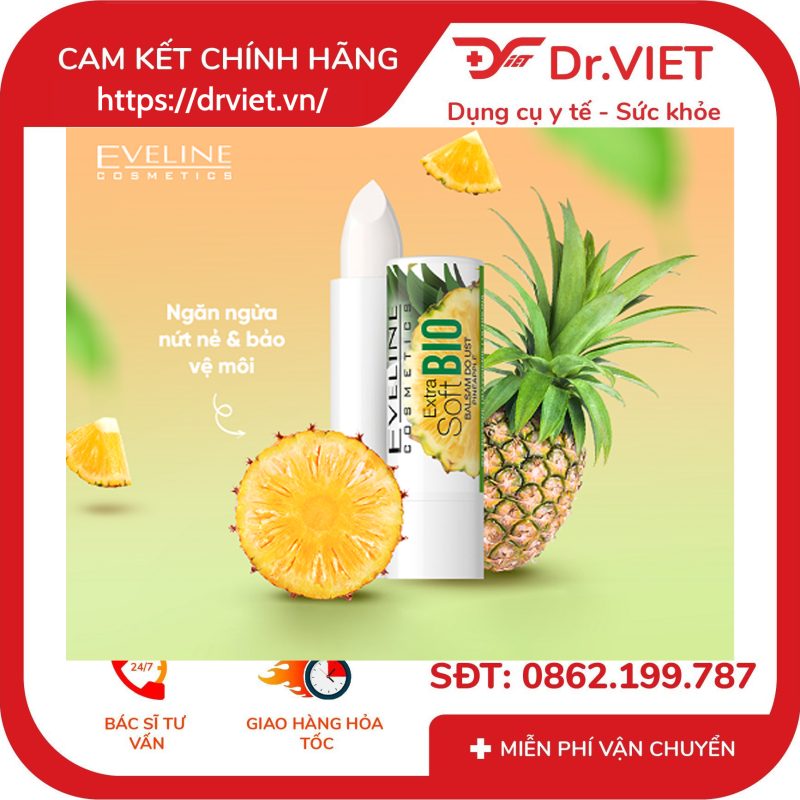 Son dưỡng môi Eveline Lip Therapy hương dừa 3.8g