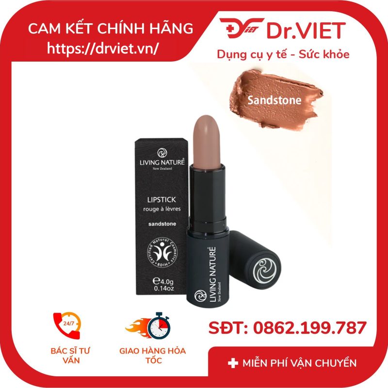 Son môi hồng nâu Living Nature Sandstone 03 8 Son môi hồng nâu Living Nature Sandstone 03